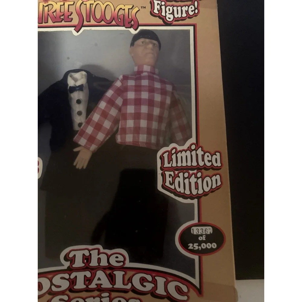 THE THREE STOOGES MOE Bendable Figure Nostalgic Series Fun4All‎ Limited Edition